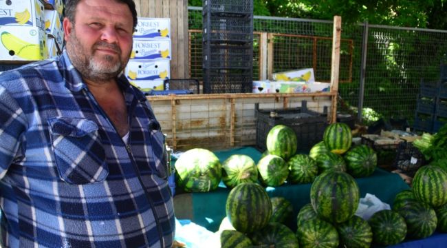 5 liralık karpuz dilimle satılıyor