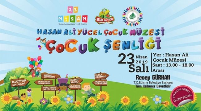 Belediyeden 23 Nisan çocuk şenliği