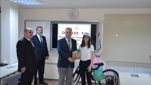 Çevreci öğrenciler ödüllerini aldı