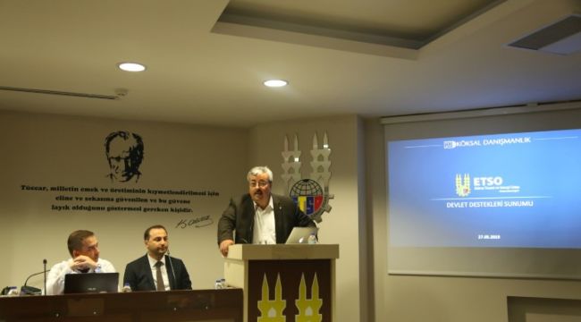 ETSO'da devlet destekleri anlatıldı