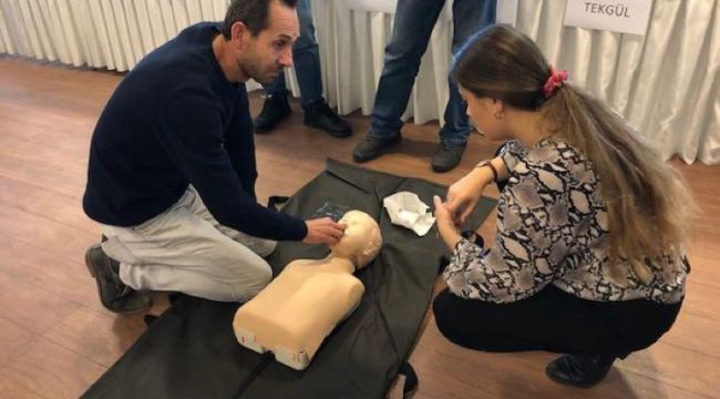 Gönüllü ilk yardımcılar yetişiyor