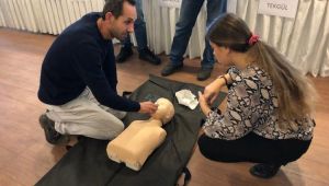 Gönüllü ilk yardımcılar yetişiyor