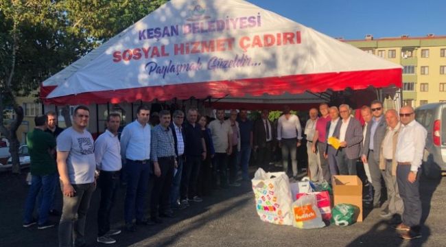 “Paylaşmak Güzeldir” çadırına büyük ilgi