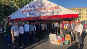 “Paylaşmak Güzeldir” çadırına büyük ilgi