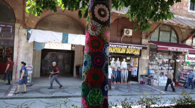 Ağaçlara kadın eli değdi