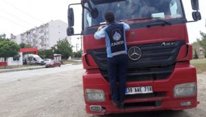 Ağır tonajlı araçlara park denetimi