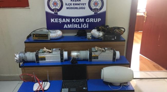 Kaçak Bitcoin düzeneği yakalandı