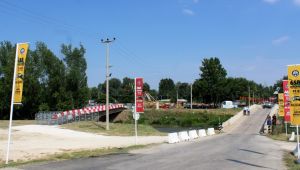 Kırkpınar’a portatif köprü
