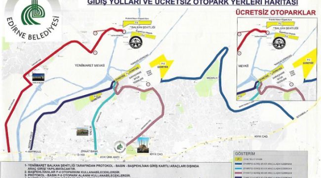 Sarayiçi’nde trafik düzenlemesi