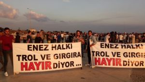 Enez’de trol teknelerine tepki