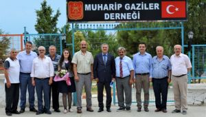 Kalkan’dan Muharip Gaziler Derneği’ne ziyaret