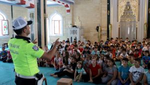 Kur'an kurslarında trafik eğitimi