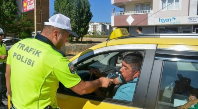 Taksicilere sıkı denetim