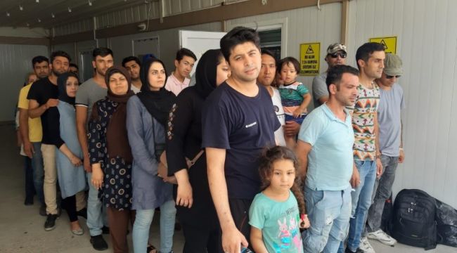 40 düzensiz göçmen yakalandı