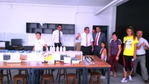 Arpacı, tasarım beceri atölyelerini inceledi