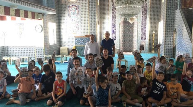 Bayram öncesi çocuklara ziyaret