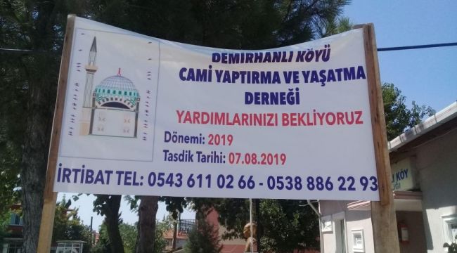 Demirhanlı’dan cami seferberliği