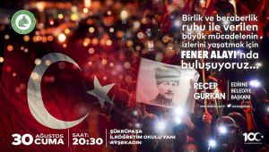 Gürkan’dan fener alayı’na davet