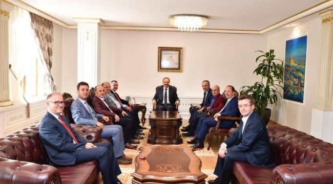 Marmara’nın başkanlarından Vali Canalp’e ziyaret