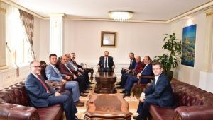 Marmara’nın başkanlarından Vali Canalp’e ziyaret