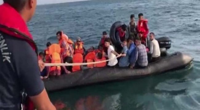 Meriç Nehri'nde 40 düzensiz göçmen yakalandı