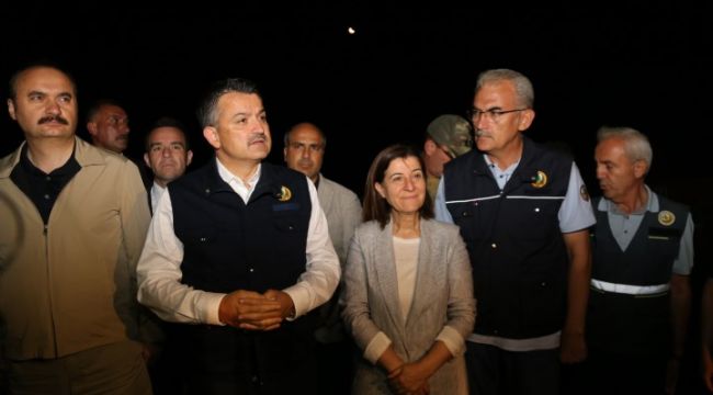 Orman yangını söndürüldü