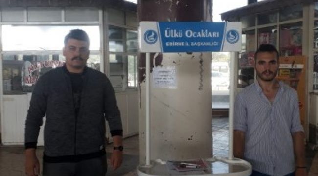 Ülkü ocaklarından tanıtım standı