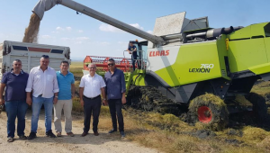 Çeltik hasadı İpsala’da başladı