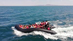 Edirne açıklarında 70 düzensiz göçmen yakalandı