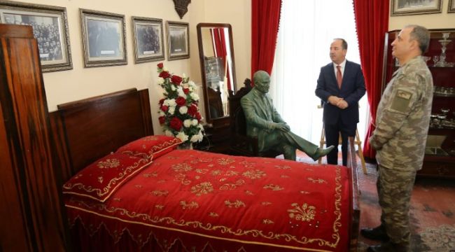 Garnizon komutanı Güngör’den iadeyi ziyaret