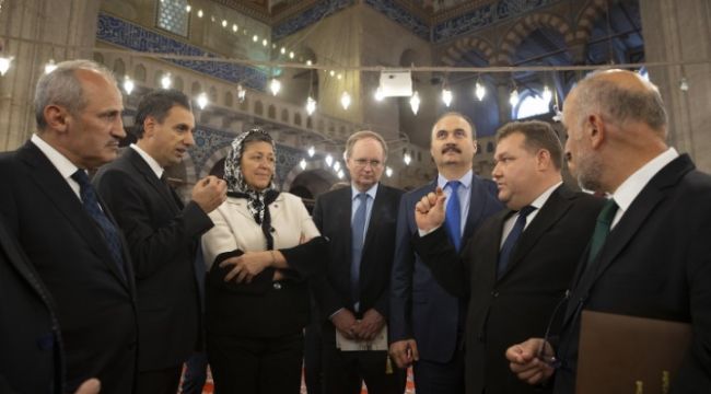 Selimiye, AB Komiseri'ni büyüledi