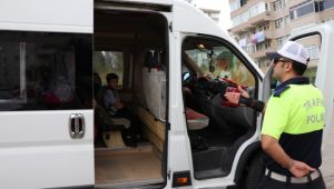 Trafik ekipleri 150 okul servisini denetledi