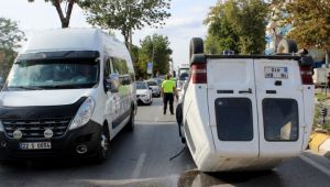 Trafik kazasında 1 yaralı