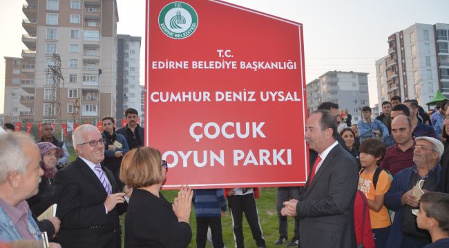 Cumhur’un adı parkta yaşayacak