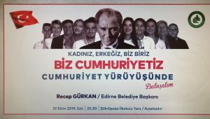 Cumhuriyet yürüyüşü davet