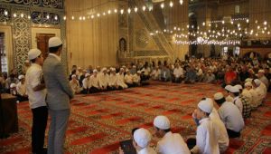 Hafız çocuklara Selimiye'de tören