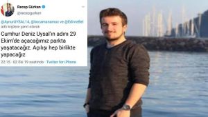 İsmi çocuk parkında yaşayacak
