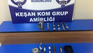 Keşan'da kaçakçılık operasyonu