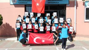 Köy okulundan Mehmetçik'e şiir