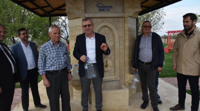 Su Parkı’ndan ilk sular dolduruldu