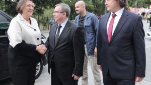 TÜ Ulaştırma ve altyapı bakanını ağırladı