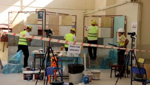 Ustalar meslek belgesi için ter döktü