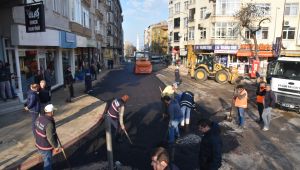 Asfaltlama çalışması tamam