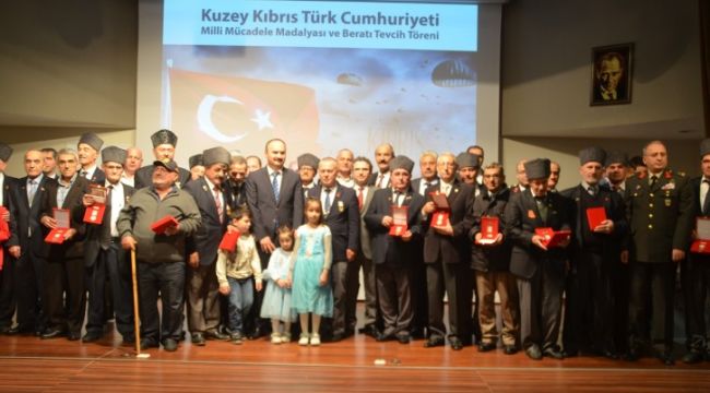 Gazilere övünç madalyası