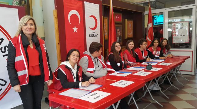 Ortaokuldan 500 ünite bağış hedeflendi
