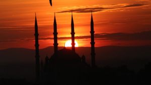 Selimiye’de gün batımı