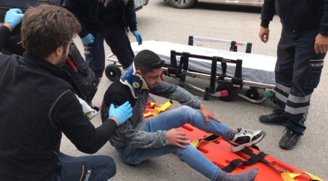 Trafik kazasında 1 yaralı