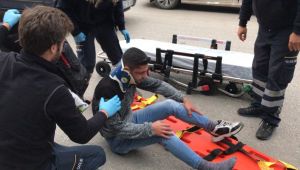 Trafik kazasında 1 yaralı
