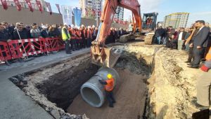 Altyapıda ilk kazma vuruldu