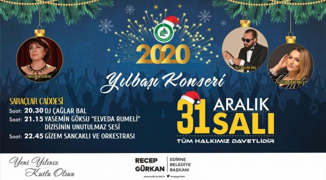 Belediyeden yılbaşı konseri